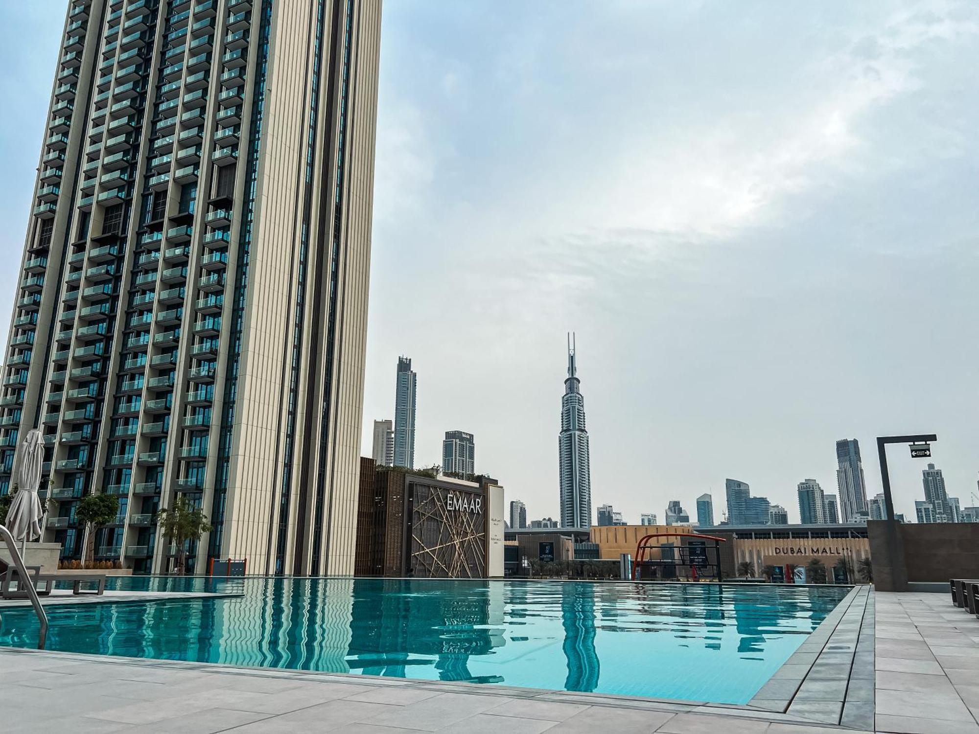 Apartamento Stunning Burj View Dubai Mall Access Infinity Pool Exterior foto