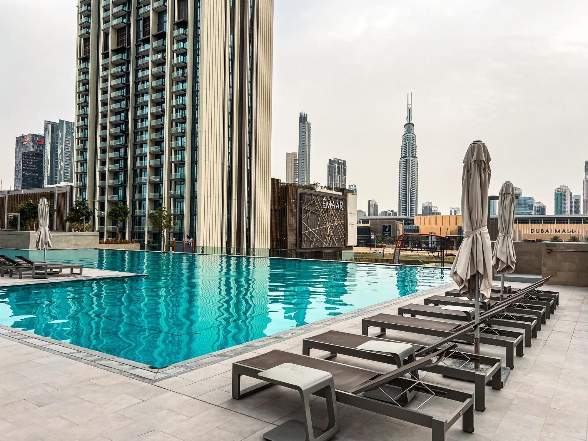 Apartamento Stunning Burj View Dubai Mall Access Infinity Pool Exterior foto