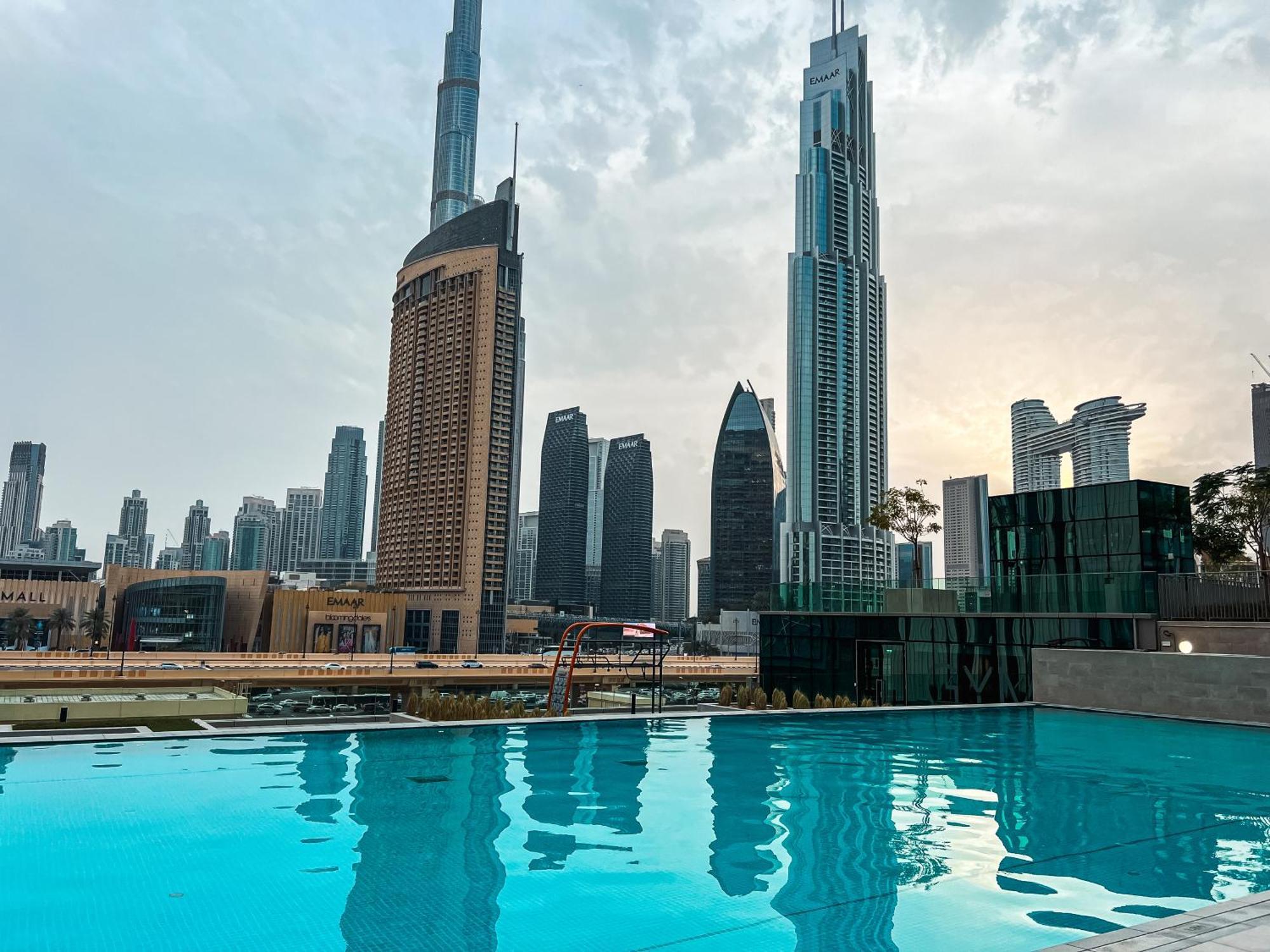 Apartamento Stunning Burj View Dubai Mall Access Infinity Pool Exterior foto