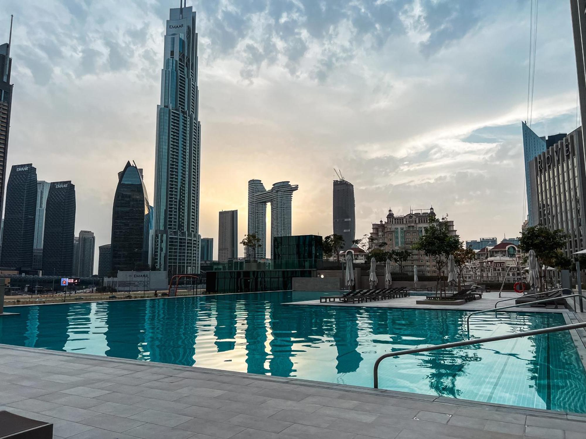 Apartamento Stunning Burj View Dubai Mall Access Infinity Pool Exterior foto