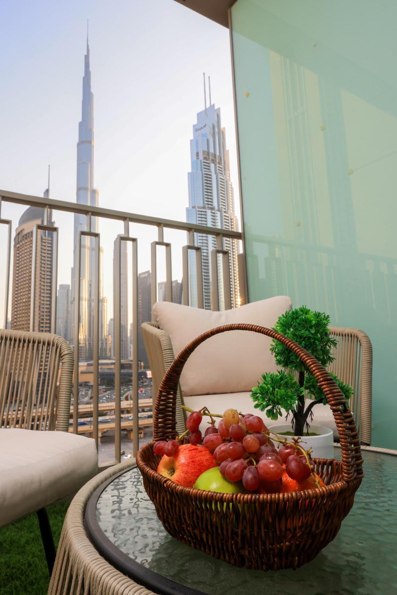 Apartamento Stunning Burj View Dubai Mall Access Infinity Pool Exterior foto