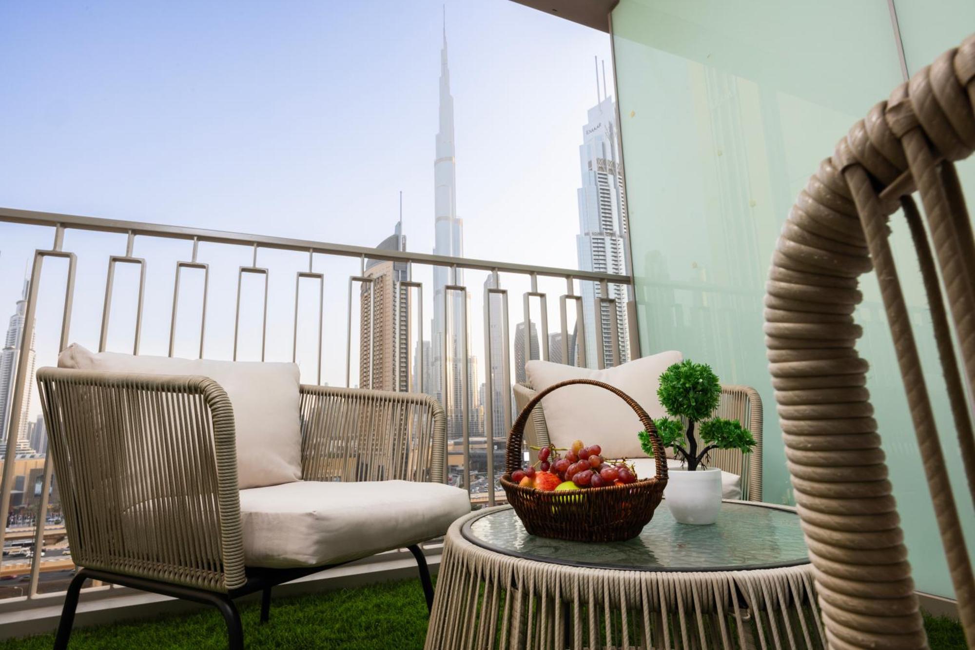 Apartamento Stunning Burj View Dubai Mall Access Infinity Pool Exterior foto