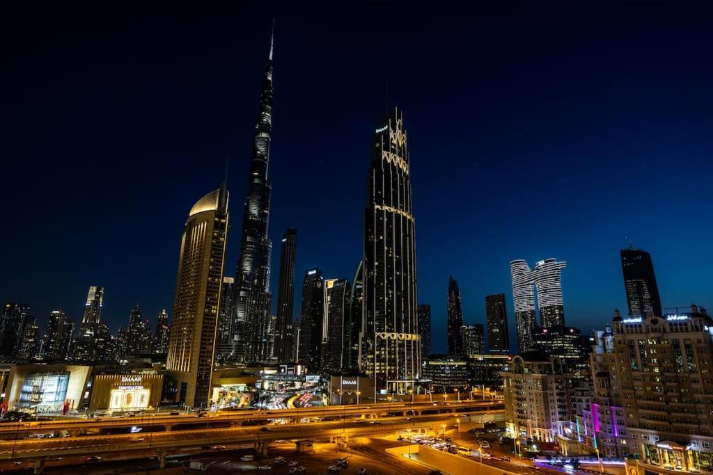 Apartamento Stunning Burj View Dubai Mall Access Infinity Pool Exterior foto